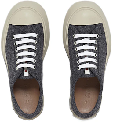 (W) Marni Sepatu Kain Felt Abu-Abu Fashion SNZW003020P136300N95 Shop (W) Marni Sepatu Kain Felt Abu-Abu Fashion SNZW003020P136300N95