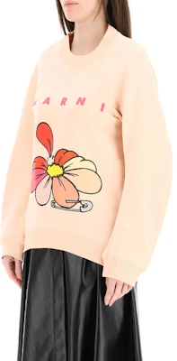(W) Marni 花卉印花圓領橙色運動衫 FLJE0107P1-USCR18-00C29 Details for (W) Marni 花卉印花圓領橙色運動衫 FLJE0107P1-USCR18-00C29