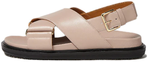 (Women) Marni Fussbett 'Beige Cross-Strap' FBMS005201P36140T714 (Women) Marni Fussbett 'Beige Cross-Strap' FBMS005201P36140T714