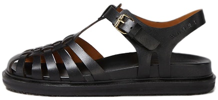 (Women) Marni Fussbett 'Black Leather' SAMS016901P508800N99 (Women) Marni Fussbett 'Black Leather' SAMS016901P508800N99