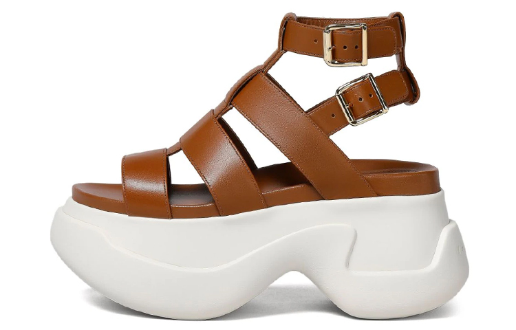 (Women) Marni Fussbett 'Brown Leather' SAMS017208P508800M29