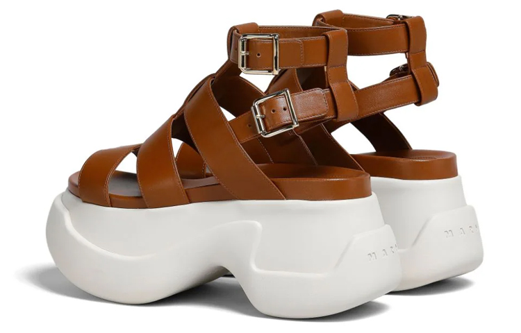 (W) Marni Fussbett 'Brown Leather' 圖 3