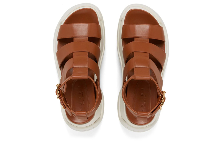 (W) Marni Fussbett 'Brown Leather' 圖 4