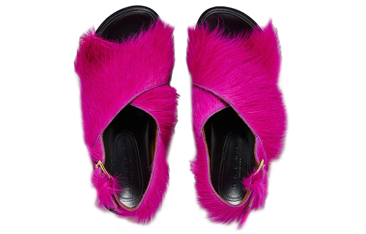 (W) Marni Fussbett 'Cross-Strap Buckle Purple' 圖 4