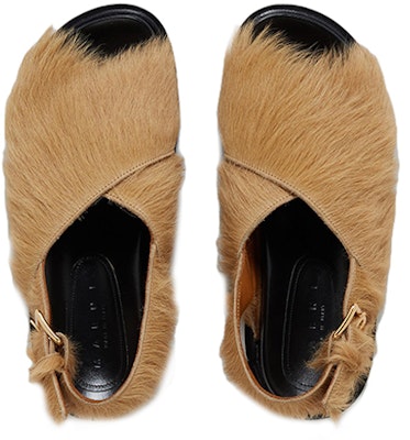 (W) マルニ ファーサンダル クロスベージュ FBMS014701P412200W20 Shop (W) マルニ ファーサンダル クロスベージュ FBMS014701P412200W20