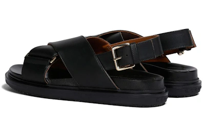 (Women) Marni Fussbett 'Cross Strap Black'