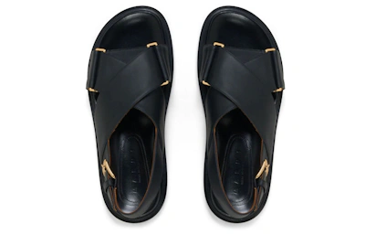 (Women) Marni Fussbett 'Cross Strap Black'