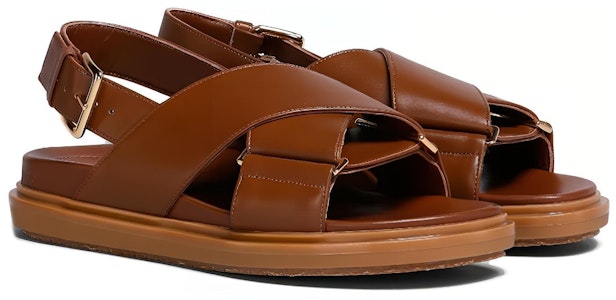 (W) Marni Fussbett 'Sandal Silang Coklat' FBMS015701P361400M30 Order (W) Marni Fussbett 'Sandal Silang Coklat' FBMS015701P361400M30