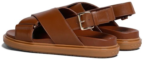 (W) Marni 棕色交叉绑带 Fussbett 凉鞋 FBMS015701P361400M30 Lookbook (W) Marni 棕色交叉绑带 Fussbett 凉鞋 FBMS015701P361400M30