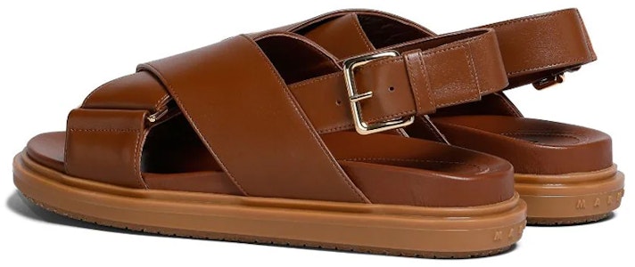 (W) Marni Fussbett 'Sandal Silang Coklat' FBMS015701P361400M30 Lookbook (W) Marni Fussbett 'Sandal Silang Coklat' FBMS015701P361400M30