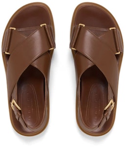 (W) Marni Fussbett 'Sandal Silang Coklat' FBMS015701P361400M30 Shop (W) Marni Fussbett 'Sandal Silang Coklat' FBMS015701P361400M30