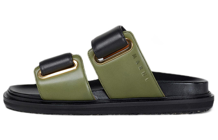 (W) Marni Fussbett 'Green and Black'