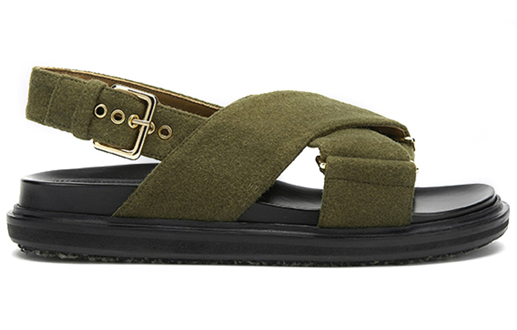 (W) Marni Fussbett 'Green Cross Strap' 圖 2
