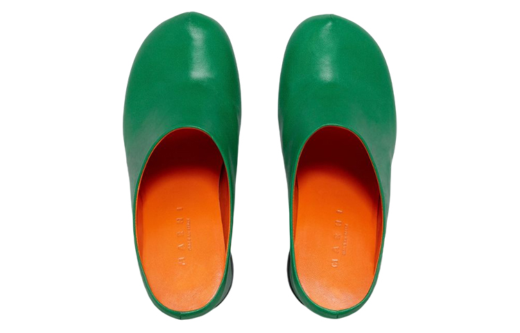 (W) Marni Fussbett 'Green Leather High-Heeled Sandal' 圖 4