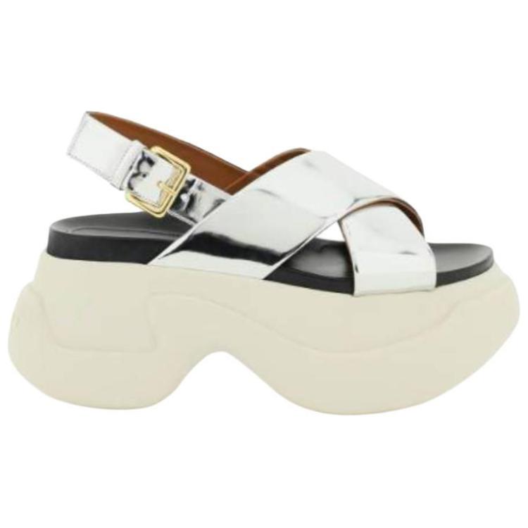 (W) Marni Fussbett 'Metallic Silver' 圖 2