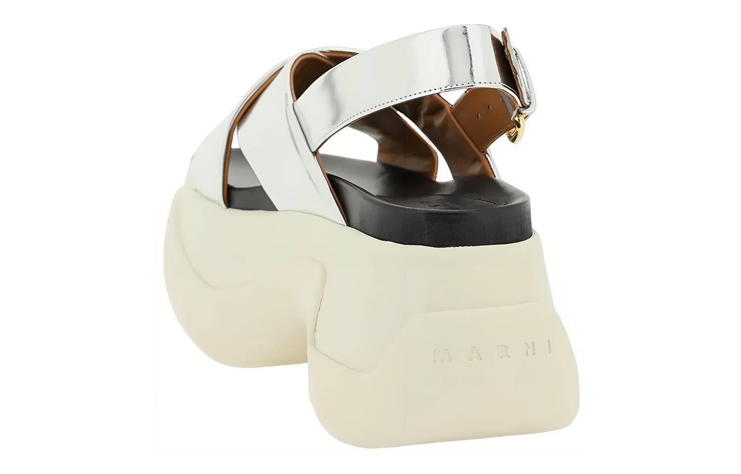 (W) Marni Fussbett 'Metallic Silver' 圖 3