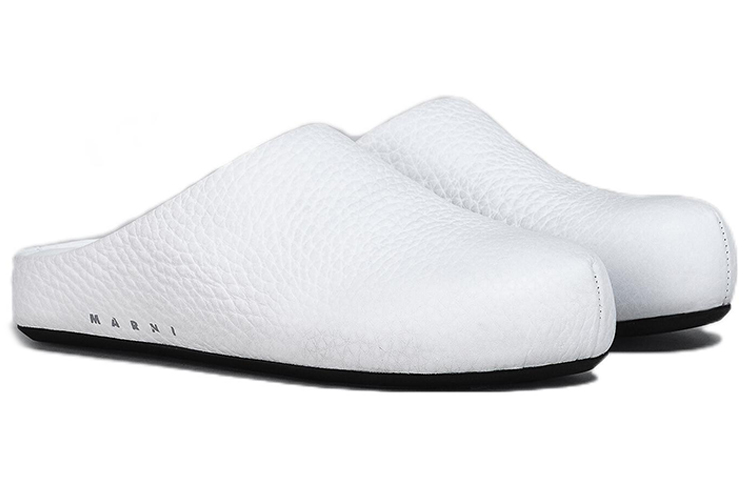 Order (W) マルニ Fussbett ホワイトカーフレザー SBMS006101P455400W01