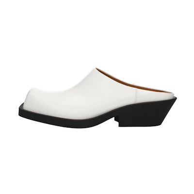 (W) Marni Fussbett 'White Leather'