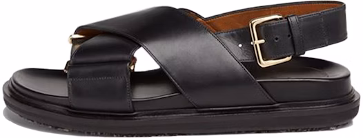 (Women) Marni Fussbett Criscross Sandals 'Black' FBMS005201-P3614-00N99 (Women) Marni Fussbett Criscross Sandals 'Black' FBMS005201-P3614-00N99