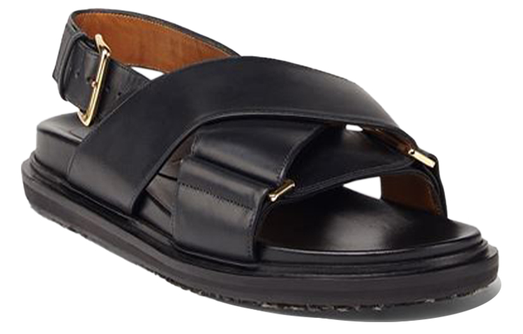 Order (W) Sandalias Cruzadas Marni Fussbett 'Negro'. FBMS005201-P3614-00N99