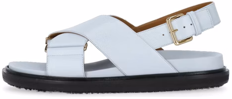 (Women) Marni Fussbett Fashion Sandals 'Blue Buckle Flat' FBMS005201P361400B39 (Women) Marni Fussbett Fashion Sandals 'Blue Buckle Flat' FBMS005201P361400B39
