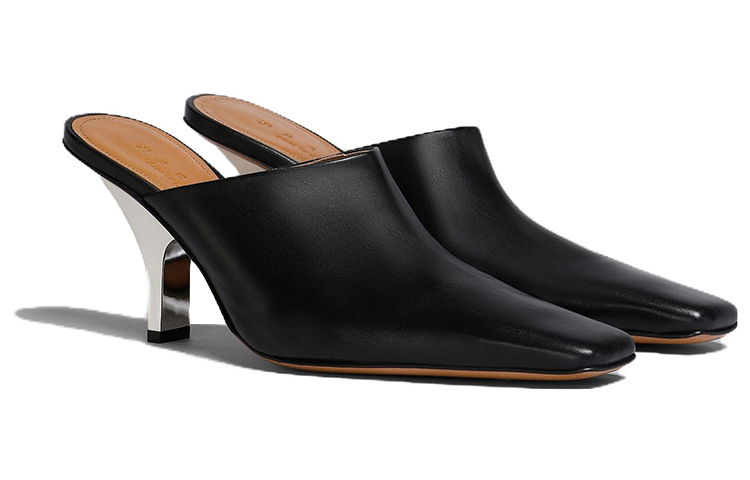 Lookbook (Women) Marni Fussbett High-Heeled Slipper 'Black' SBMS007908P454500N99