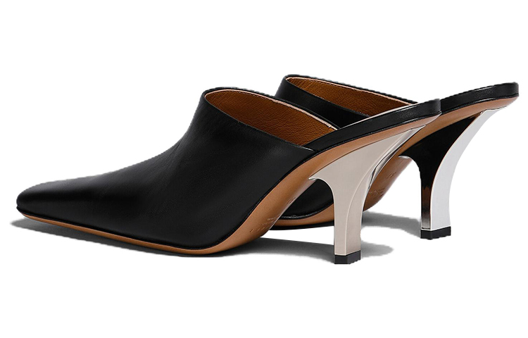 Shop (Women) Marni Fussbett High-Heeled Slipper 'Black' SBMS007908P454500N99