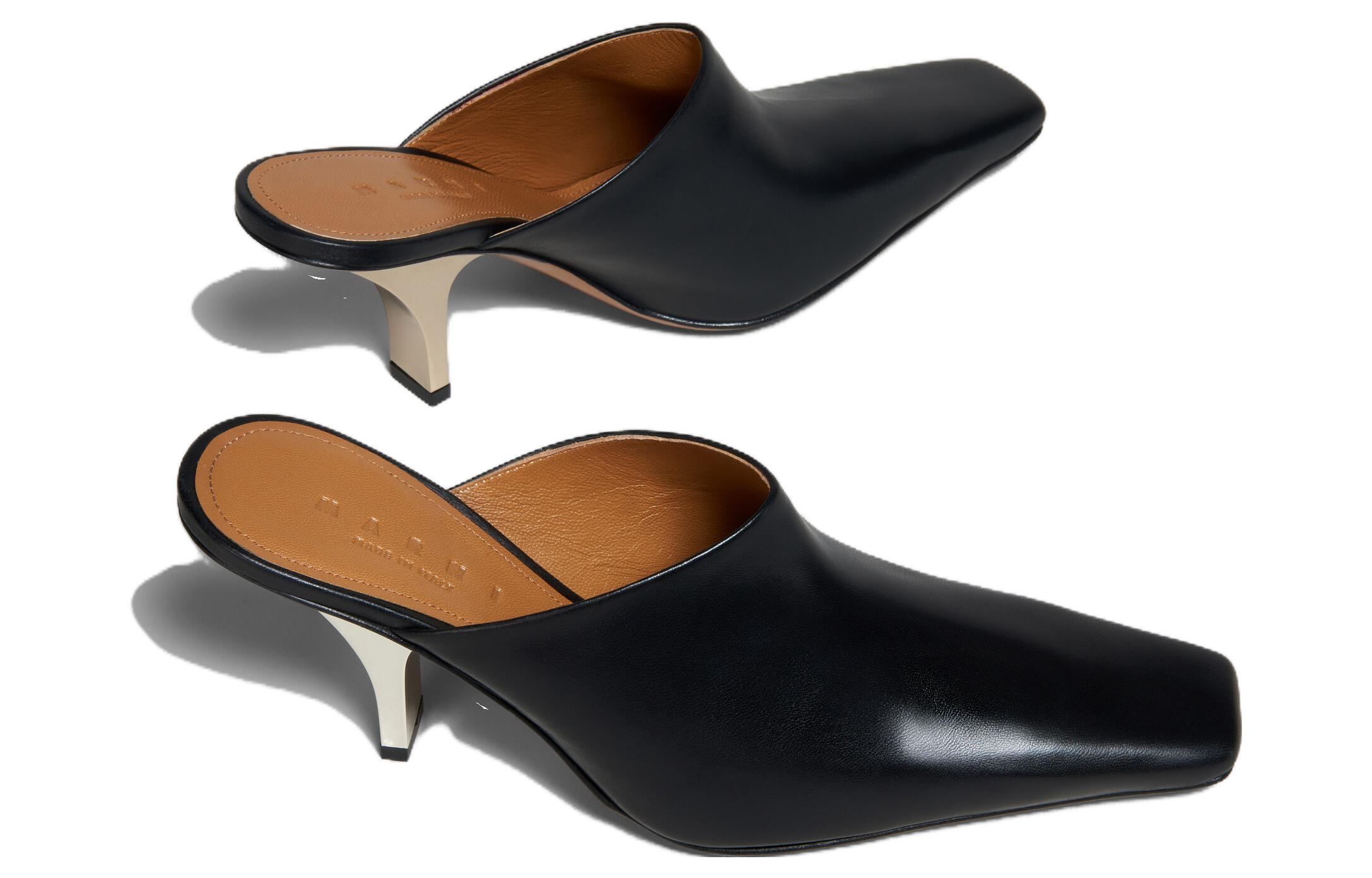 Purchase (Women) Marni Fussbett High-Heeled Slipper 'Black' SBMS007908P454500N99