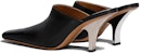 (W) Marni Fussbett Selipar Tumit Tinggi 'Hitam' SBMS007908P454500N99