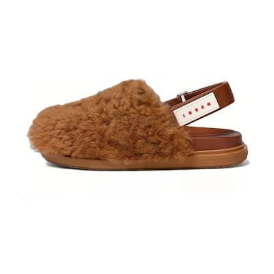 (W) Marni Fussbett Sabot 2023 'Caramel'