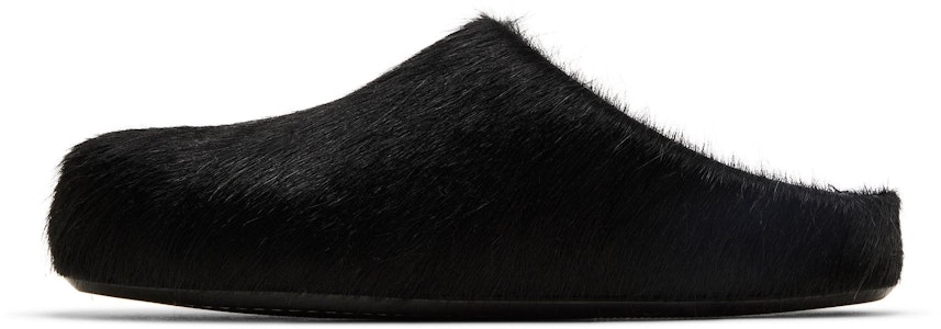 MARNI 長毛小牛皮 FUSSBETT 平底鞋 女款 黑色 Lookbook MARNI 長毛小牛皮 FUSSBETT 平底鞋 女款 黑色