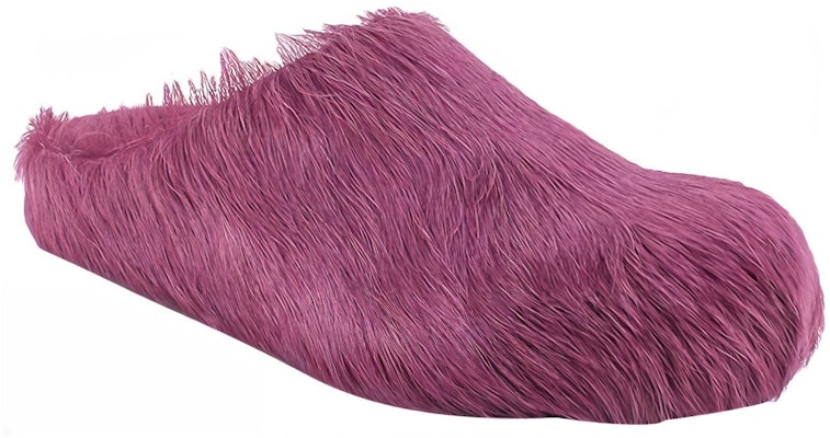 MARNI 長毛小牛皮平底鞋 女款 紫色 Lookbook MARNI 長毛小牛皮平底鞋 女款 紫色