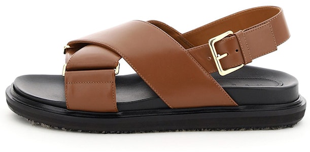 (W) Marni Sandal Fussbett 'Coklat Hitam' FBMS005201P361400M29 Buy (W) Marni Sandal Fussbett 'Coklat Hitam' FBMS005201P361400M29