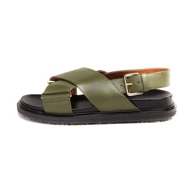 (W) Marni Fussbett Sandal 'Green'