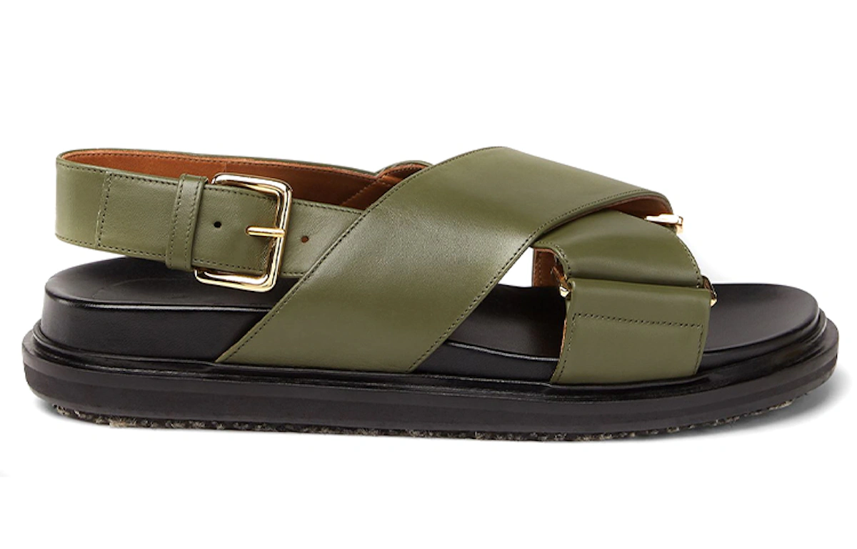 (Women) Marni Fussbett Sandal 'Green'