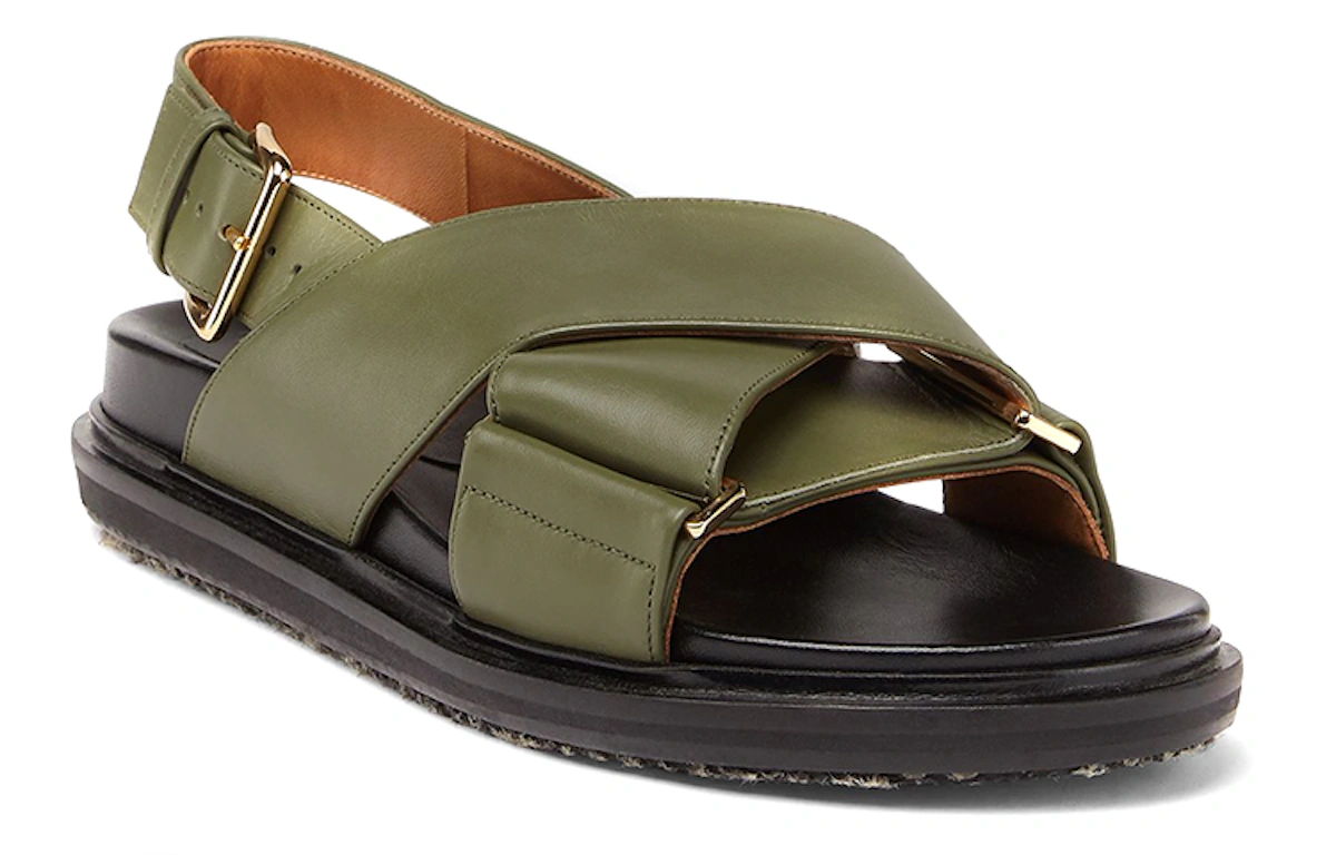 (Women) Marni Fussbett Sandal 'Green'