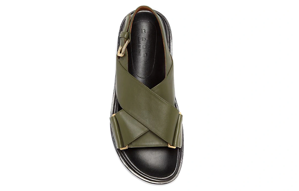 (Women) Marni Fussbett Sandal 'Green'