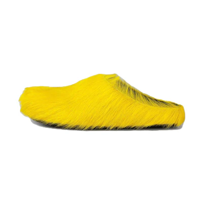 (W) Marni Fussbett Sandal 'Yellow Calf Hair'
