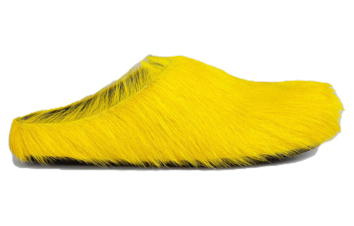 (W) Marni Fussbett Sandal 'Yellow Calf Hair' 圖 2