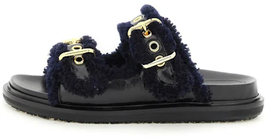 (Women) Marni Fussbett Sandals 'Black Blue' FBMS014501P5045ZL866 (Women) Marni Fussbett Sandals 'Black Blue' FBMS014501P5045ZL866