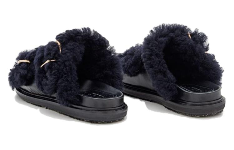 Lookbook (Women) Marni Fussbett Sandals 'Black Blue' FBMS014501P5045ZL866