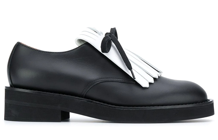 (W) Marni Fussbett Sandals 'Black Fringe' 圖 2