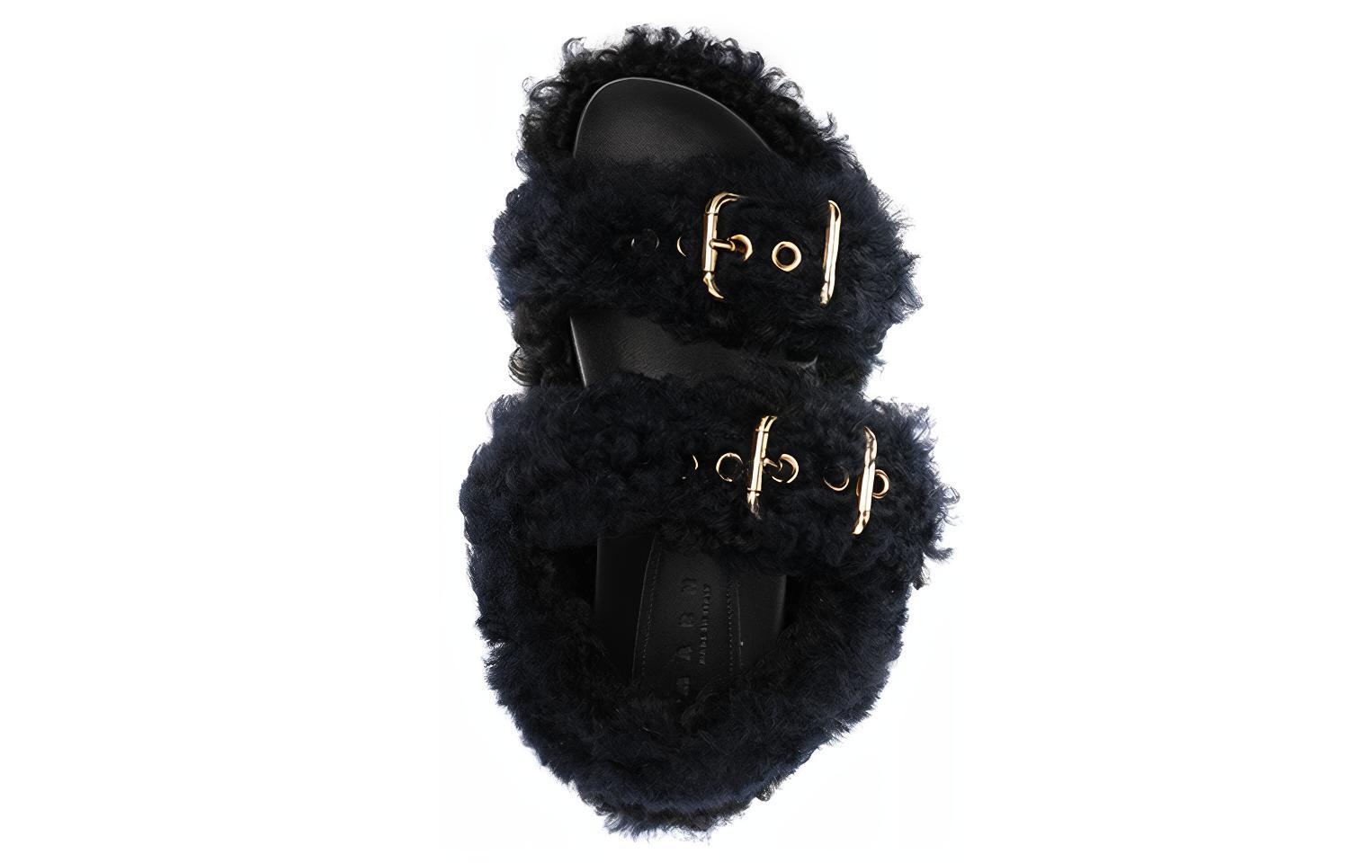 (W) Marni Fussbett Sandals 'Blue Black' 圖 4