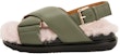 (W) Sandal Marni Fussbett 'Bulu Hijau' FBMS008701P3387ZO025