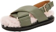 Order (W) Sandal Marni Fussbett 'Bulu Hijau' FBMS008701P3387ZO025