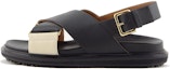 Buy (W) Sandal Sukan Slingback Marni Fussbett 'Hitam dan Putih' FBMS005201P3614ZM102