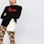 Shop (Women) MARNI FW21 Black Embroidered Logo Crewneck Sweater GCMD0283Q0-UFH525-00N99