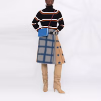 Lookbook (W) MARNI FW21 黑色條紋高領羊毛毛衣套頭衫 DVMD0107Q0-UFH922-RGN99