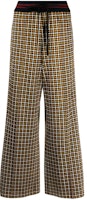 (Women) MARNI FW21 Houndstooth Wide-Leg Pants Women’s Khaki PAJE0278L1U-TV840-CHN99 (Women) MARNI FW21 Houndstooth Wide-Leg Pants Women’s Khaki PAJE0278L1U-TV840-CHN99
