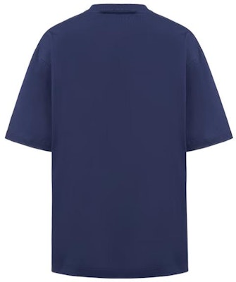 (Women) MARNI FW22 Navy Blue Logo Print Casual Short Sleeve T-Shirt. THJET49EPS-USCT95-FMB80 Lookbook (Women) MARNI FW22 Navy Blue Logo Print Casual Short Sleeve T-Shirt. THJET49EPS-USCT95-FMB80